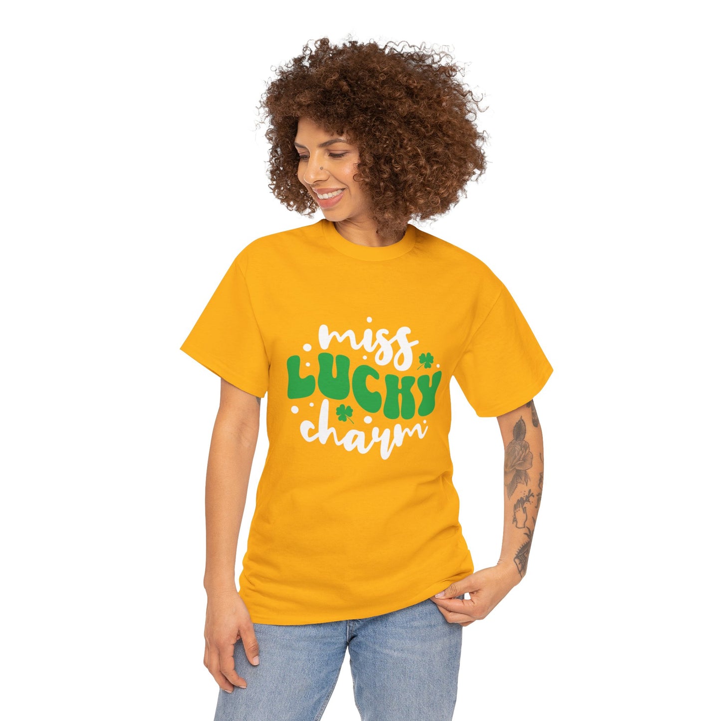 Miss Lucky Charm (Gildan · 5000) Unisex Heavy Cotton Tee