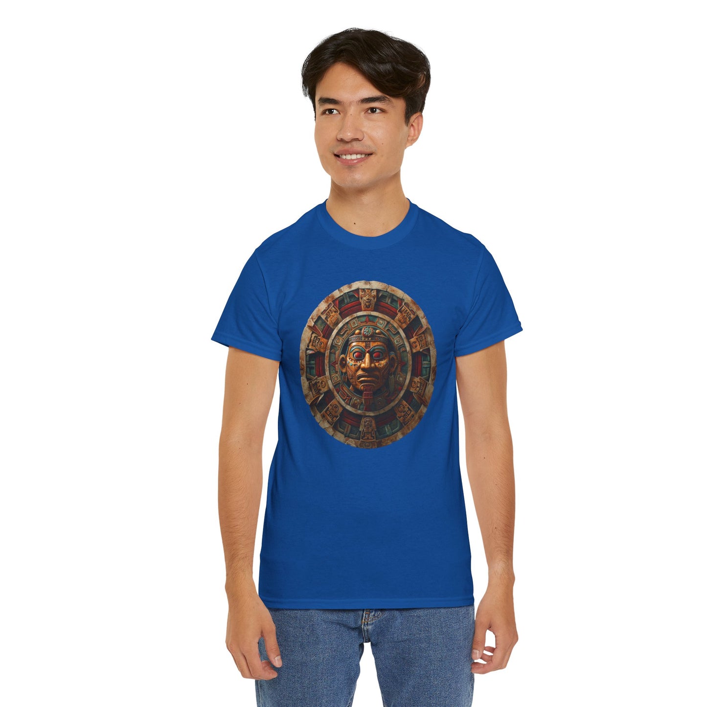 Mayan Calendar 1 (Gildan · 5000) Unisex Heavy Cotton Tee