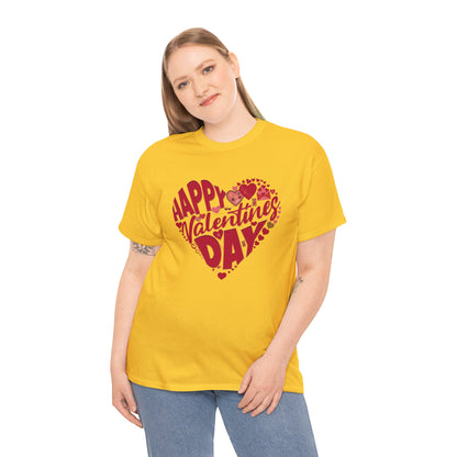 Happy Valentin's Day (Gildan · 5000) Unisex Heavy Cotton Tee