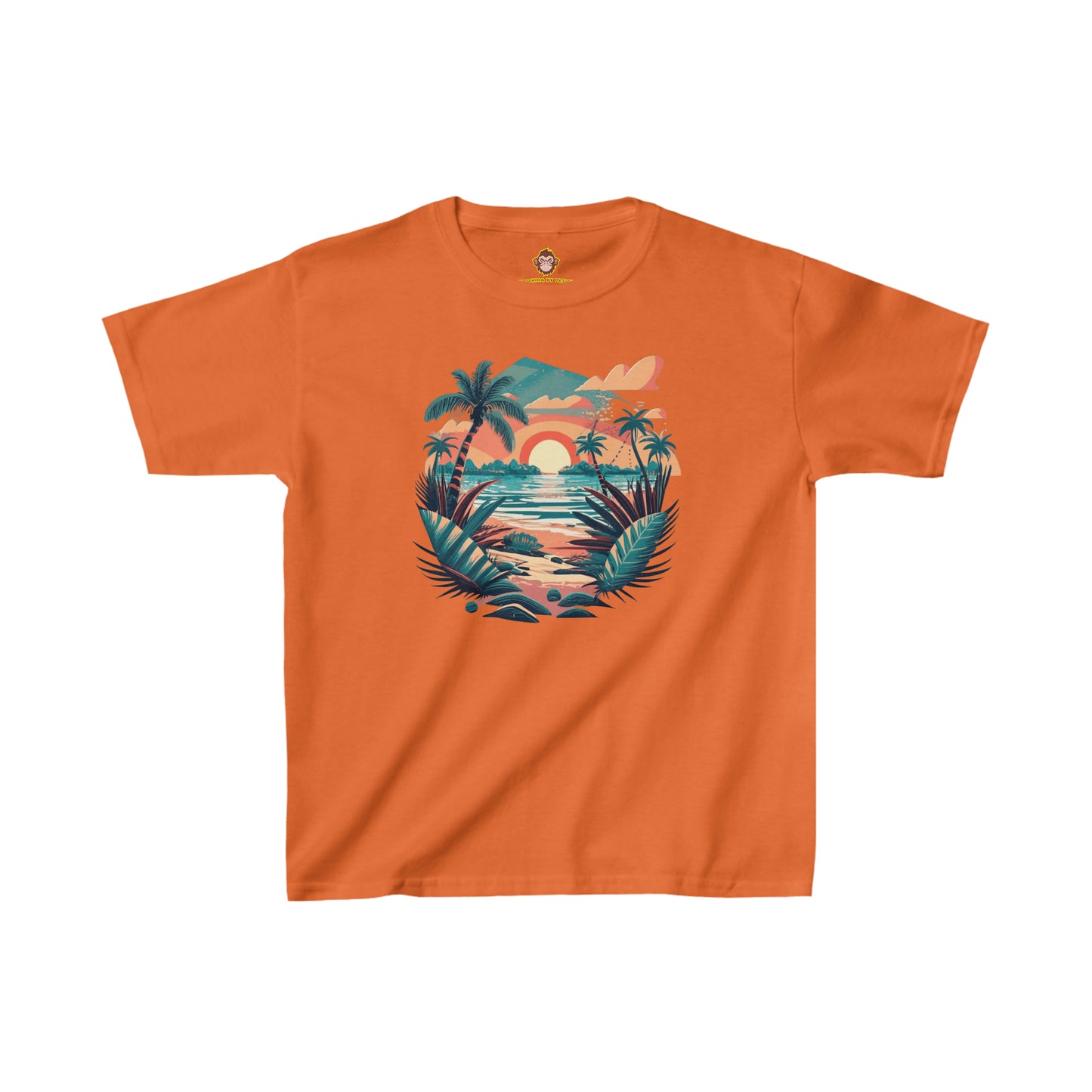 Tropical Beach for kids (Gildan · 5000B) Heavy Cotton™ Tee