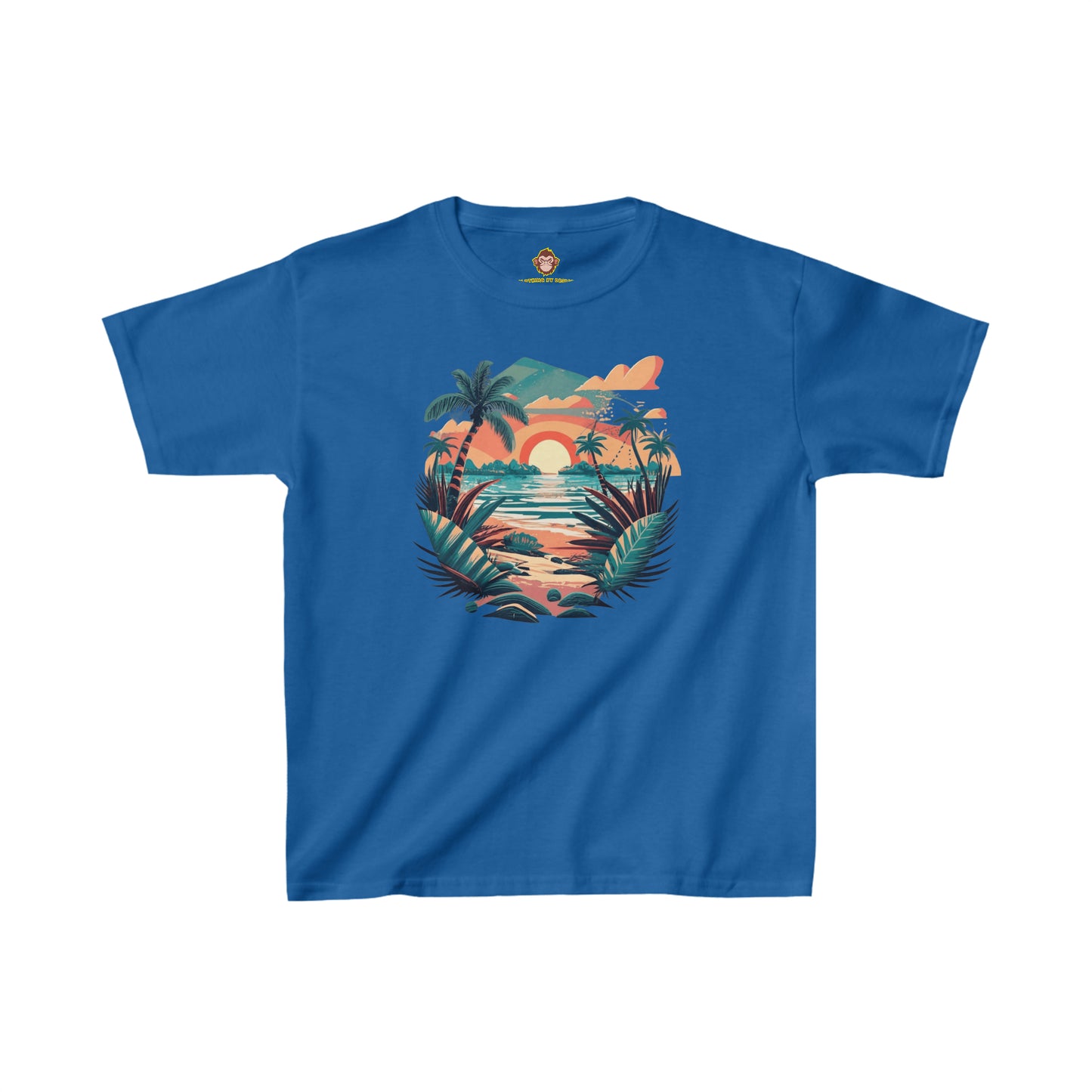 Tropical Beach for kids (Gildan · 5000B) Heavy Cotton™ Tee