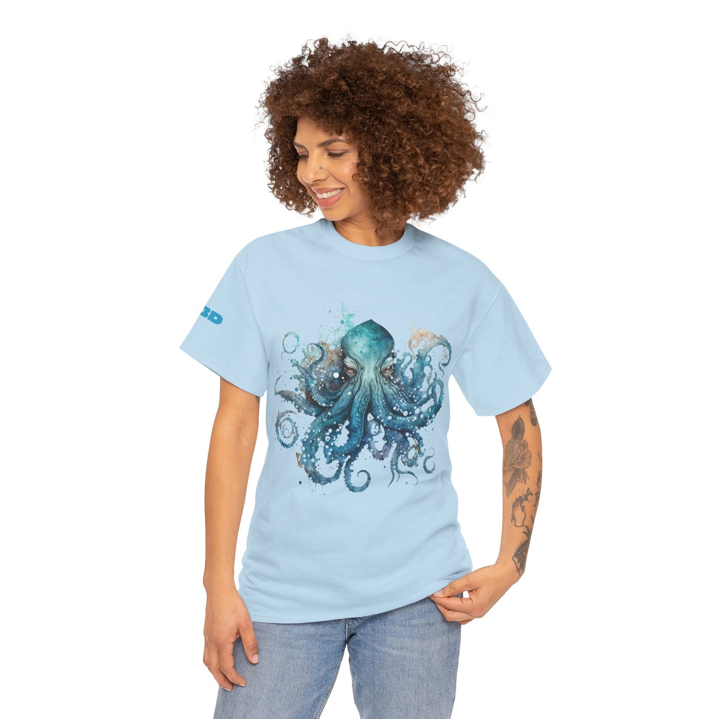 Blue Octopus Tee - Kraken