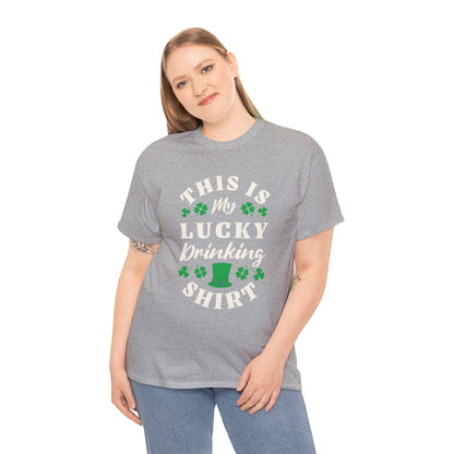 This is my lucky drinking shirt (Gildan · 5000) Unisex Heavy Cotton Tee