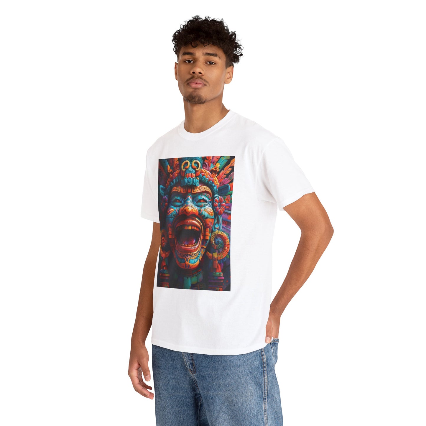 Aztec 1 (Gildan · 5000) Unisex Heavy Cotton Tee