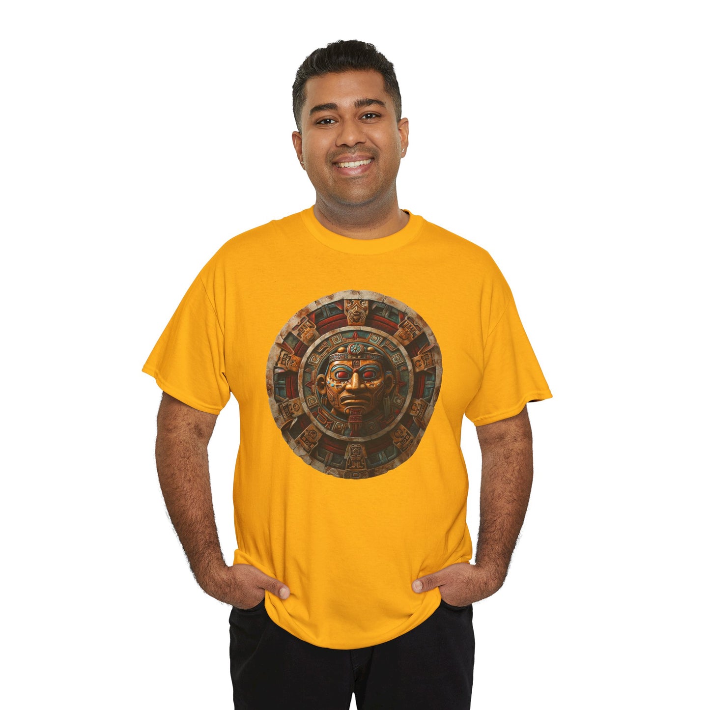 Mayan Calendar 1 (Gildan · 5000) Unisex Heavy Cotton Tee