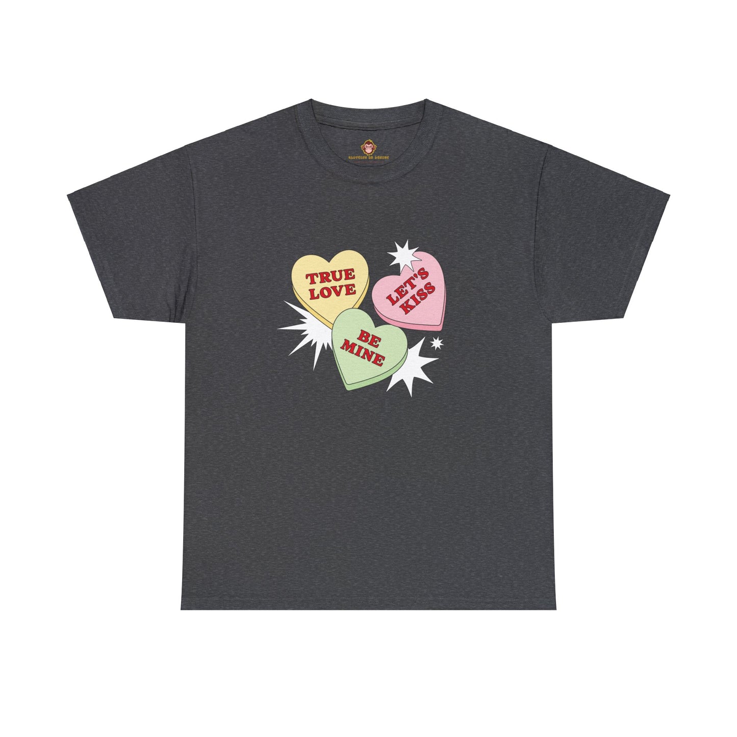 Candy Hearts (Gildan · 5000) Unisex Heavy Cotton Tee