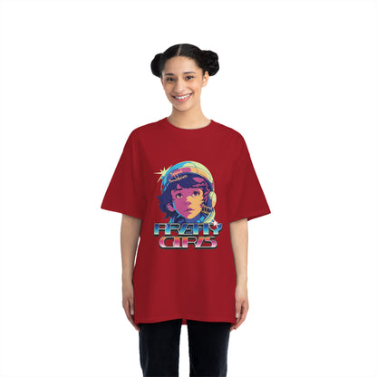 Animated Pretty Girls in Space Adults Beefy-T® Short-Sleeve T-Shirt