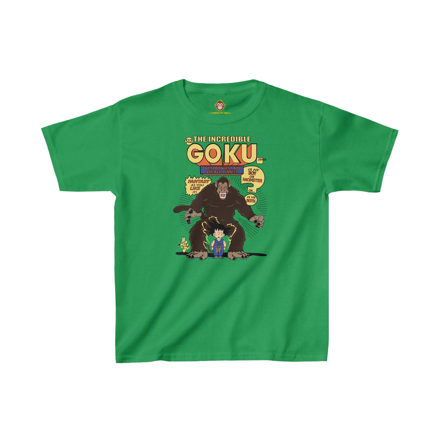 Goku Comic for kids (Gildan · 5000B) Heavy Cotton™ Tee