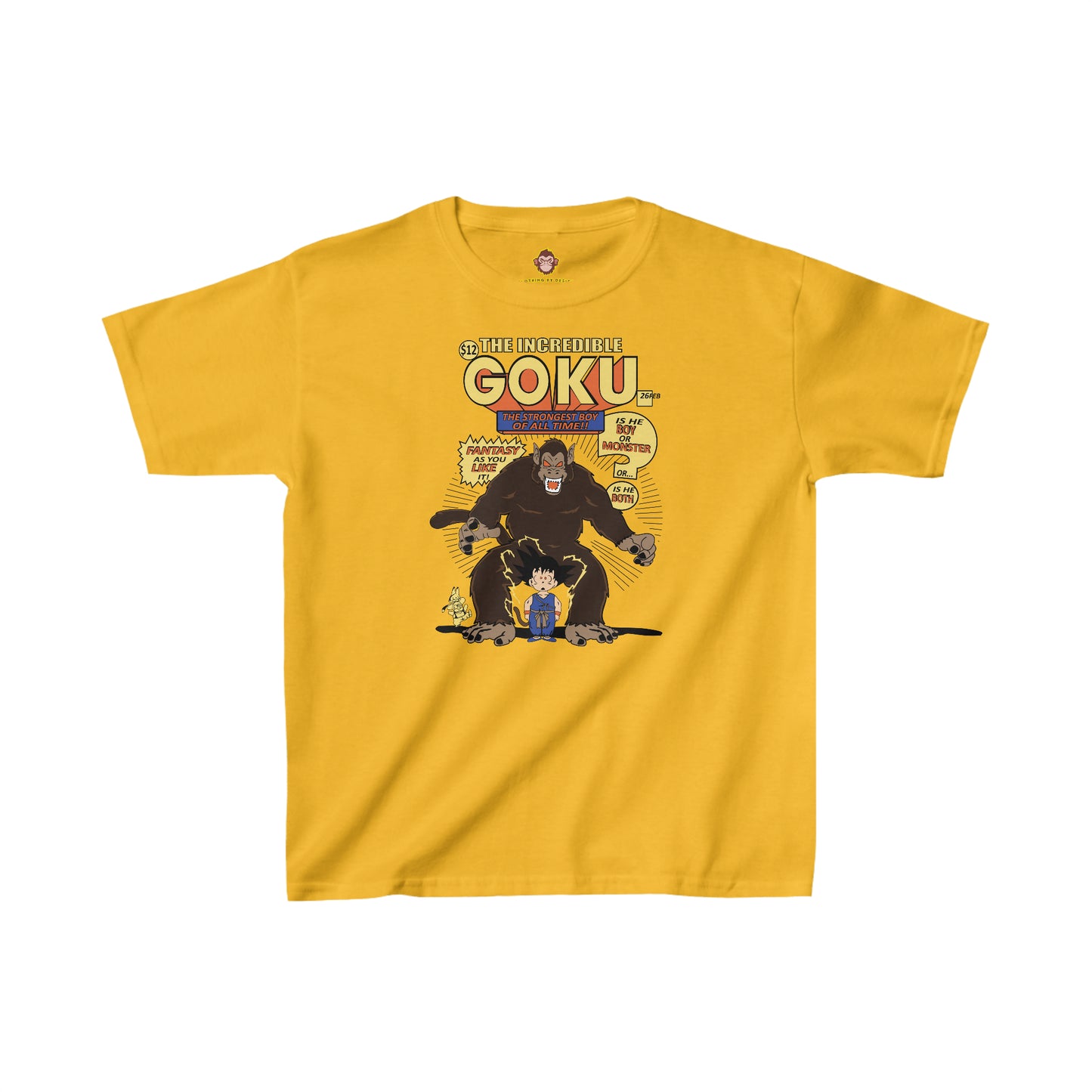 Goku Comic for kids (Gildan · 5000B) Heavy Cotton™ Tee