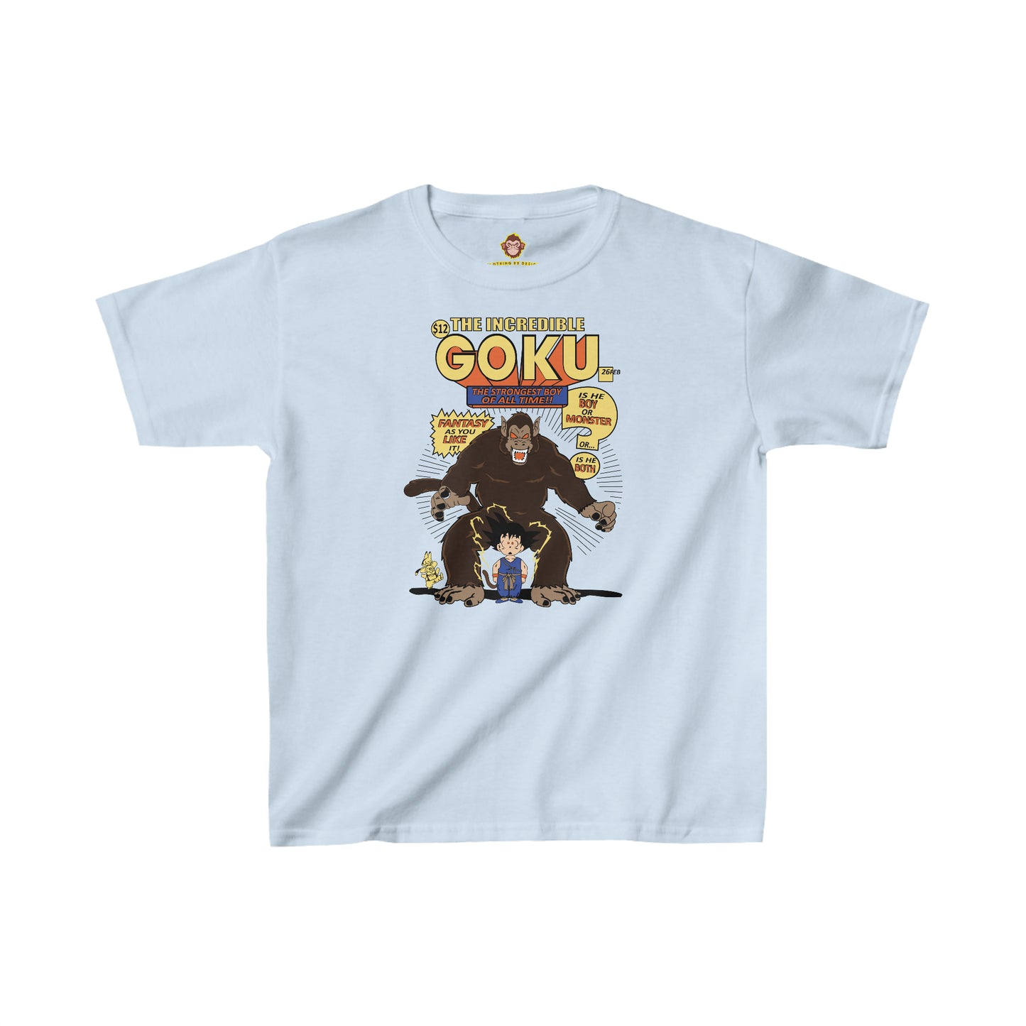 Goku Comic for kids (Gildan · 5000B) Heavy Cotton™ Tee