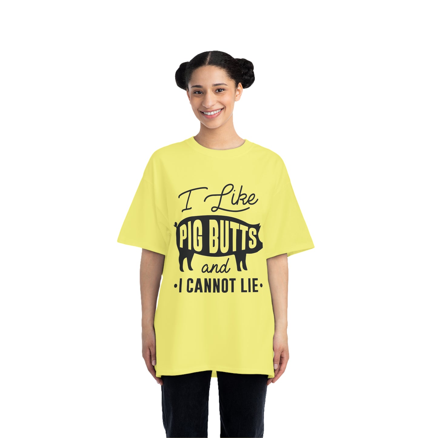 I like pig butts 1 Beefy-T®  Short-Sleeve T-Shirt