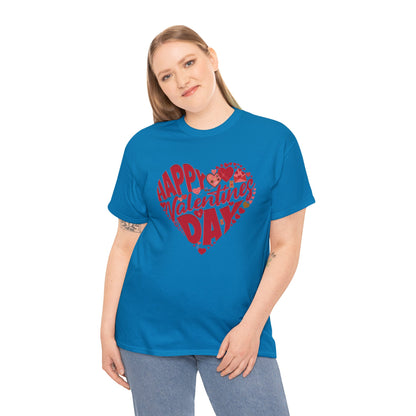 Happy Valentin's Day (Gildan · 5000) Unisex Heavy Cotton Tee