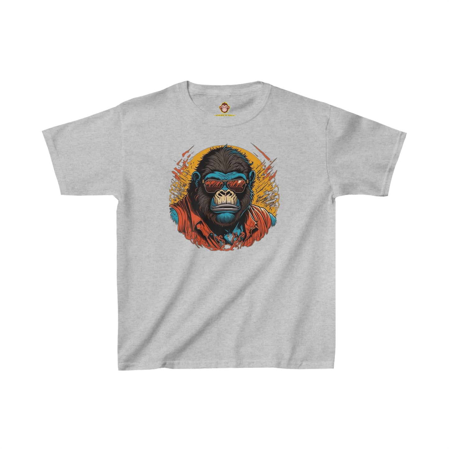 Joe Cool Gorilla for Kids (Gildan · 5000B) Heavy Cotton™ Tee