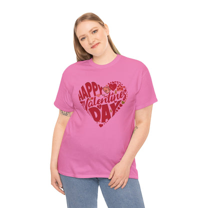 Happy Valentin's Day (Gildan · 5000) Unisex Heavy Cotton Tee