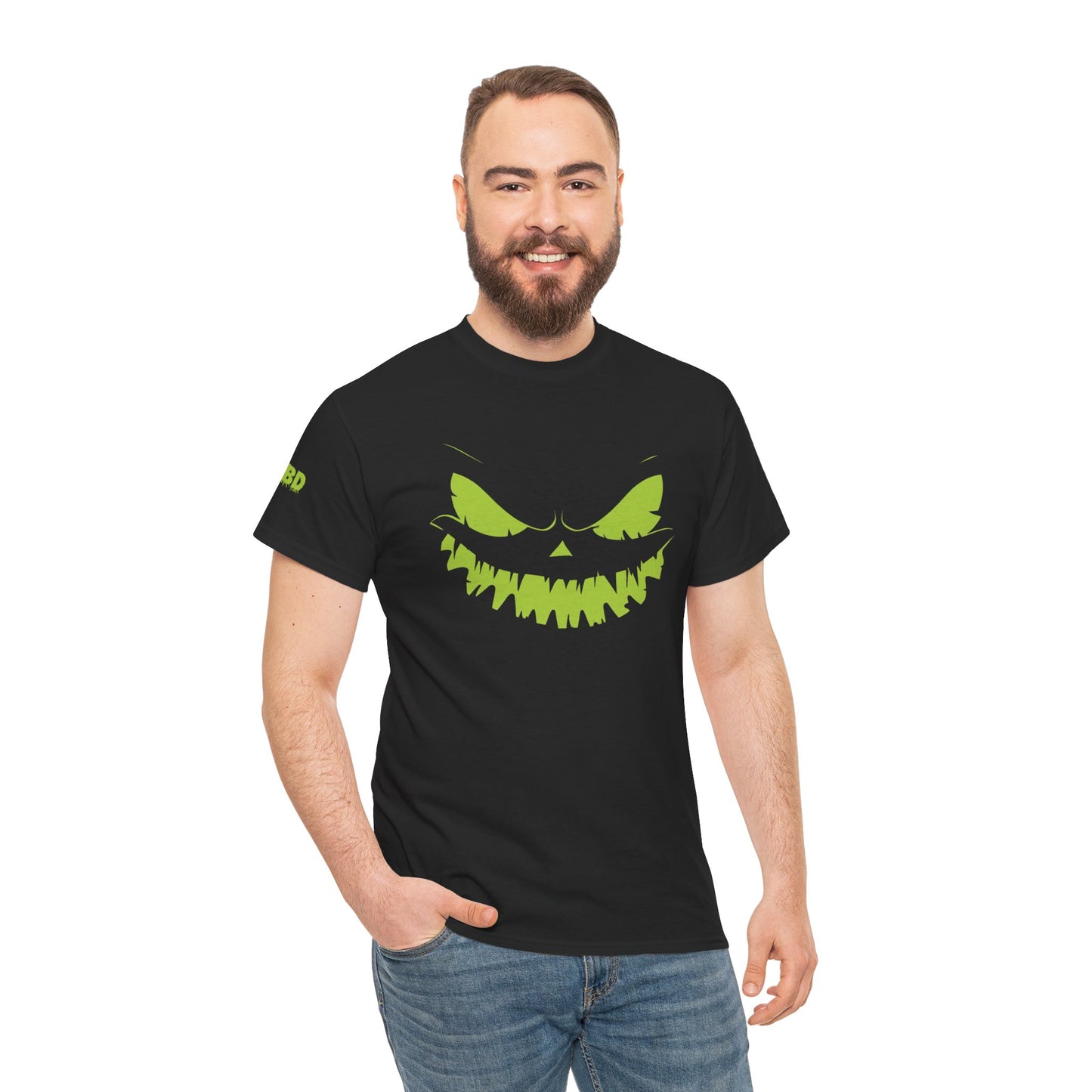 Halloween T-Shirt with Spooky Jack O' Lantern Face