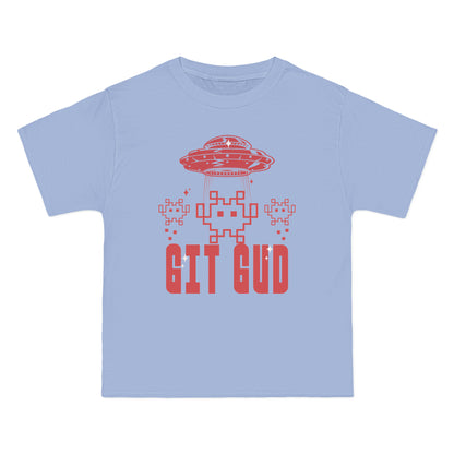 Retro GIT GUD Invaders for Adults 6 Beefy-T® Short-Sleeve T-Shirt