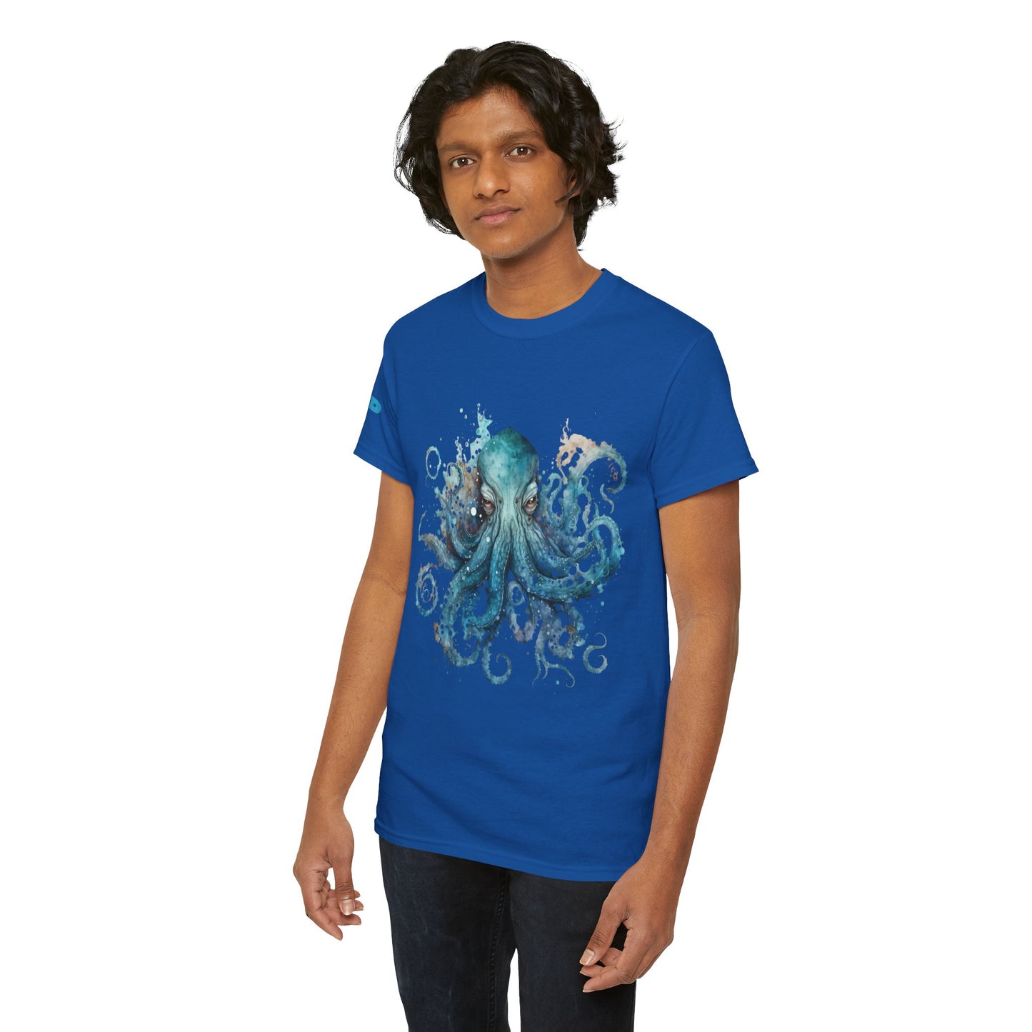 Blue Octopus Tee - Kraken