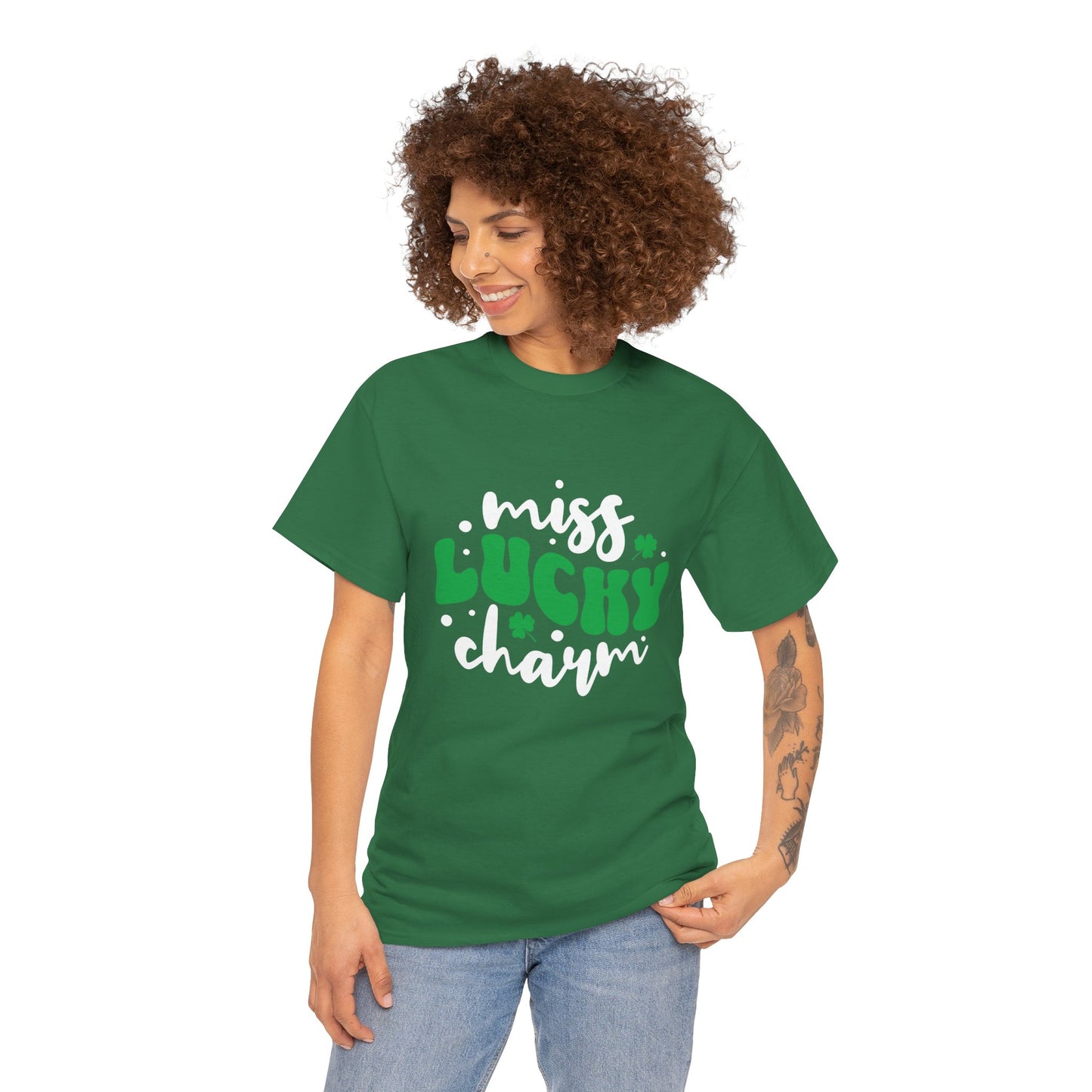 Miss Lucky Charm (Gildan · 5000) Unisex Heavy Cotton Tee