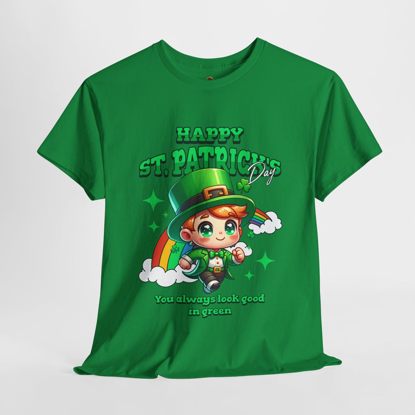 You always look good in green (Gildan · 5000) Unisex Heavy Cotton Tee