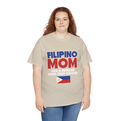 Filipino mom like a regular mom only cooler (Gildan · 5000) Unisex Heavy Cotton Tee