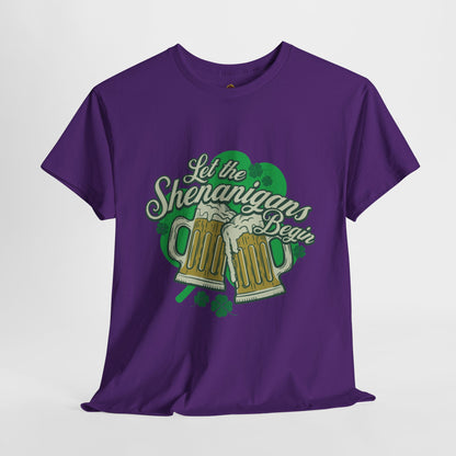 Let the shenanigans begin (Gildan · 5000) Unisex Heavy Cotton Tee