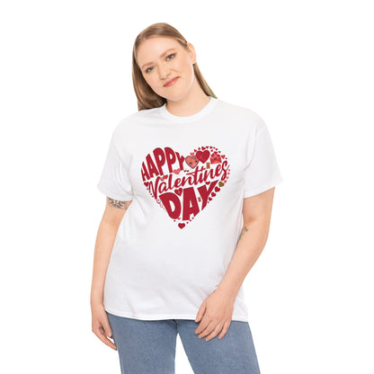 Happy Valentin's Day (Gildan · 5000) Unisex Heavy Cotton Tee