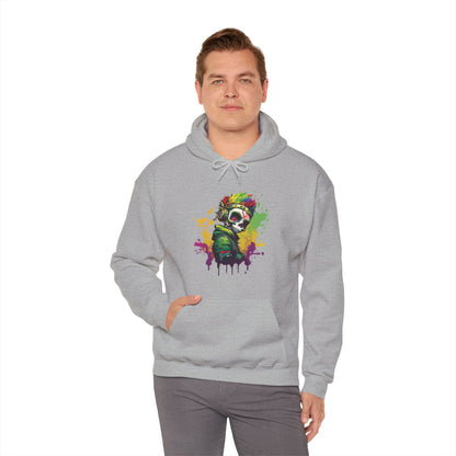 A Colorful Animated Skelly for Adults 1 Unisex Heavy Blend™ Hooded Sweatshirt