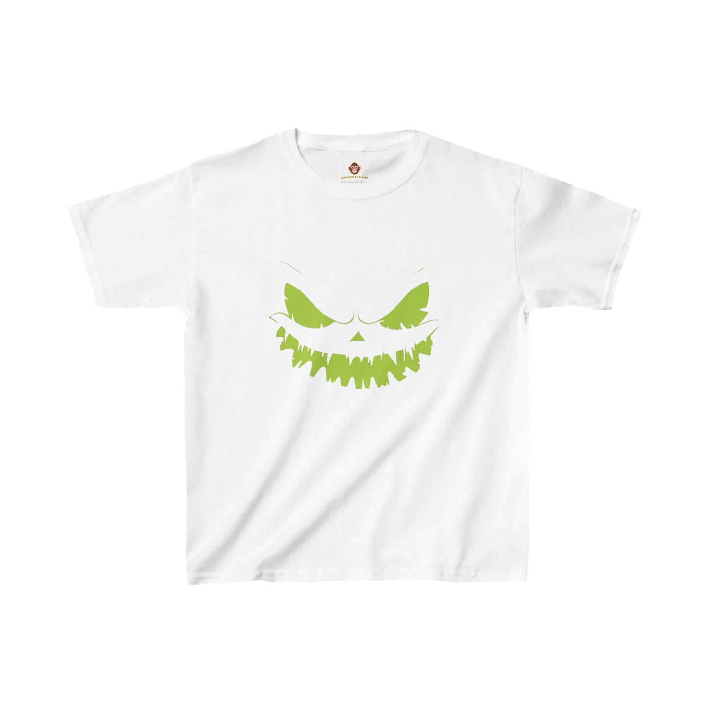 Youth Halloween Tee with Spooky Jack O' Lantern Design