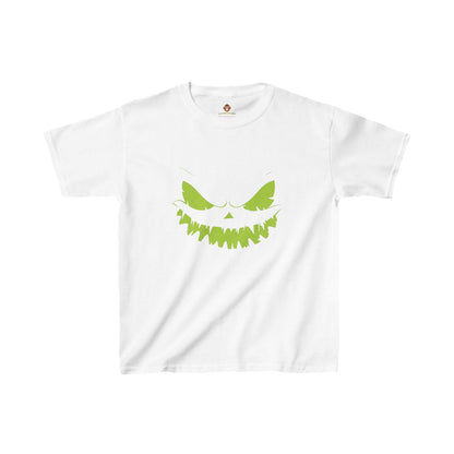 Youth Halloween Tee with Spooky Jack O' Lantern Design