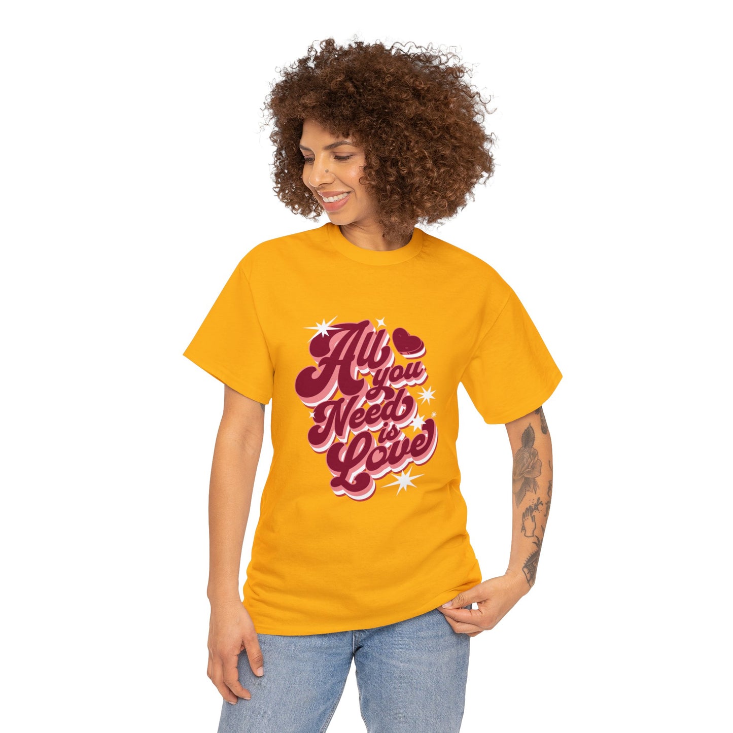 All you need is love (Gildan · 5000) Unisex Heavy Cotton Tee