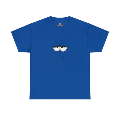 Unhappy Face 1 Unisex Heavy Cotton Tee