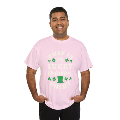 This is my lucky drinking shirt (Gildan · 5000) Unisex Heavy Cotton Tee