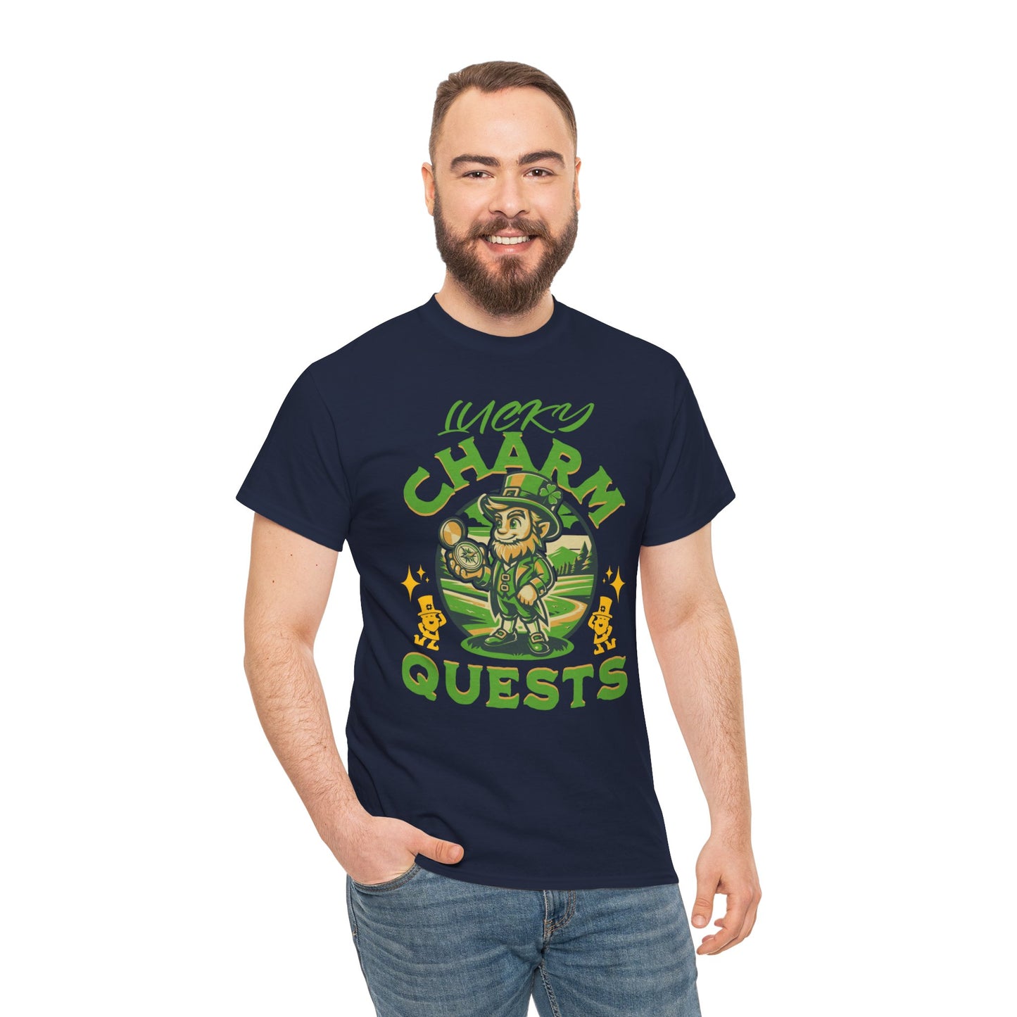 Lucky Charm Quest (Gildan · 5000) Unisex Heavy Cotton Tee