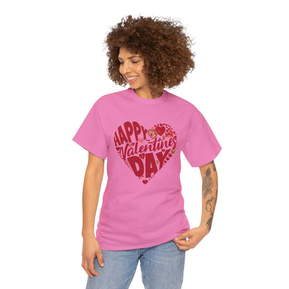 Happy Valentin's Day (Gildan · 5000) Unisex Heavy Cotton Tee