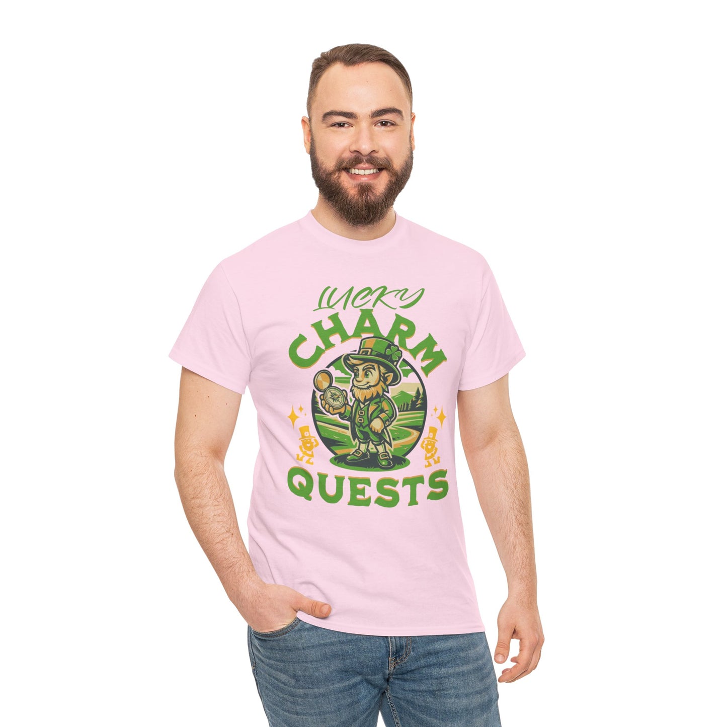 Lucky Charm Quest (Gildan · 5000) Unisex Heavy Cotton Tee