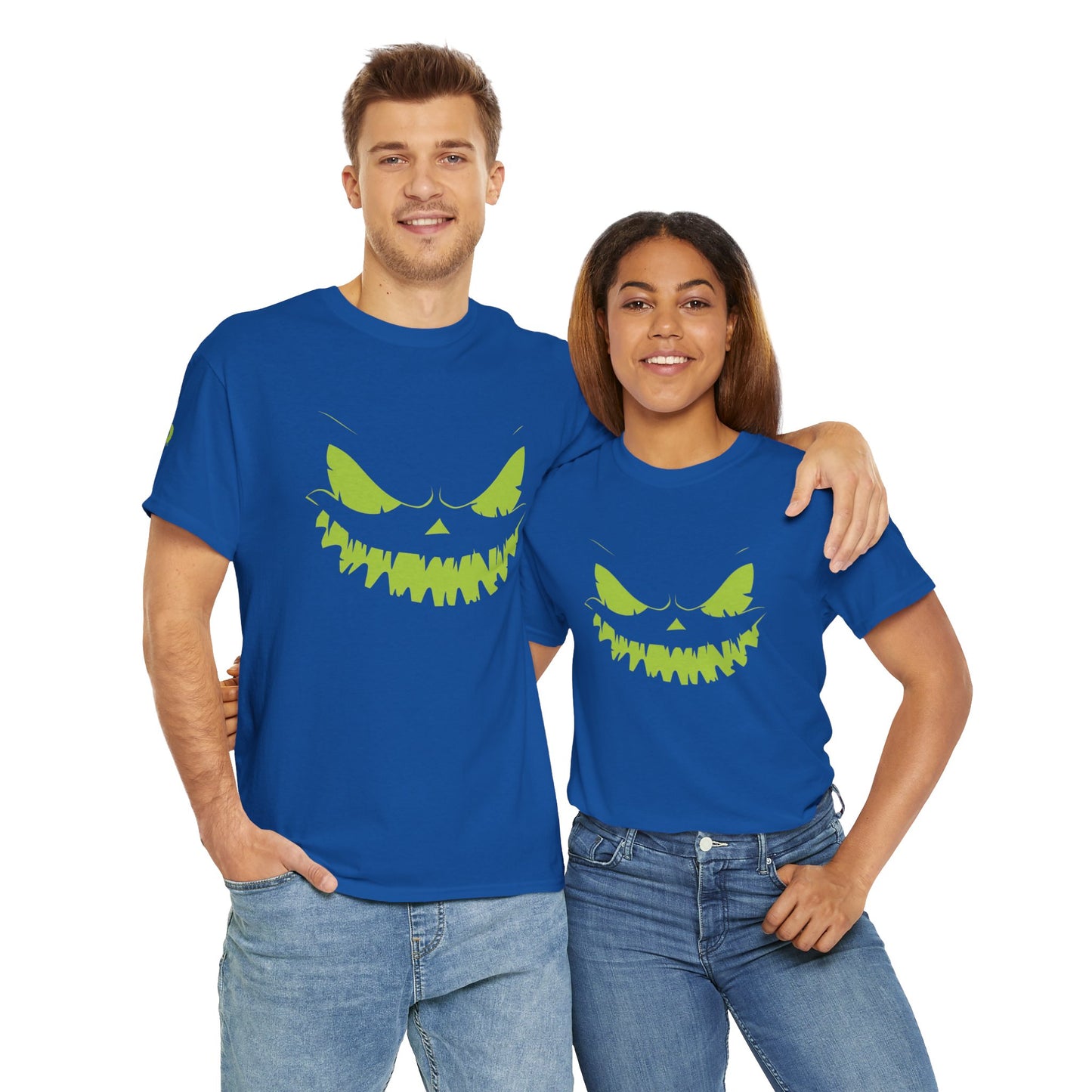 Halloween T-Shirt with Spooky Jack O' Lantern Face