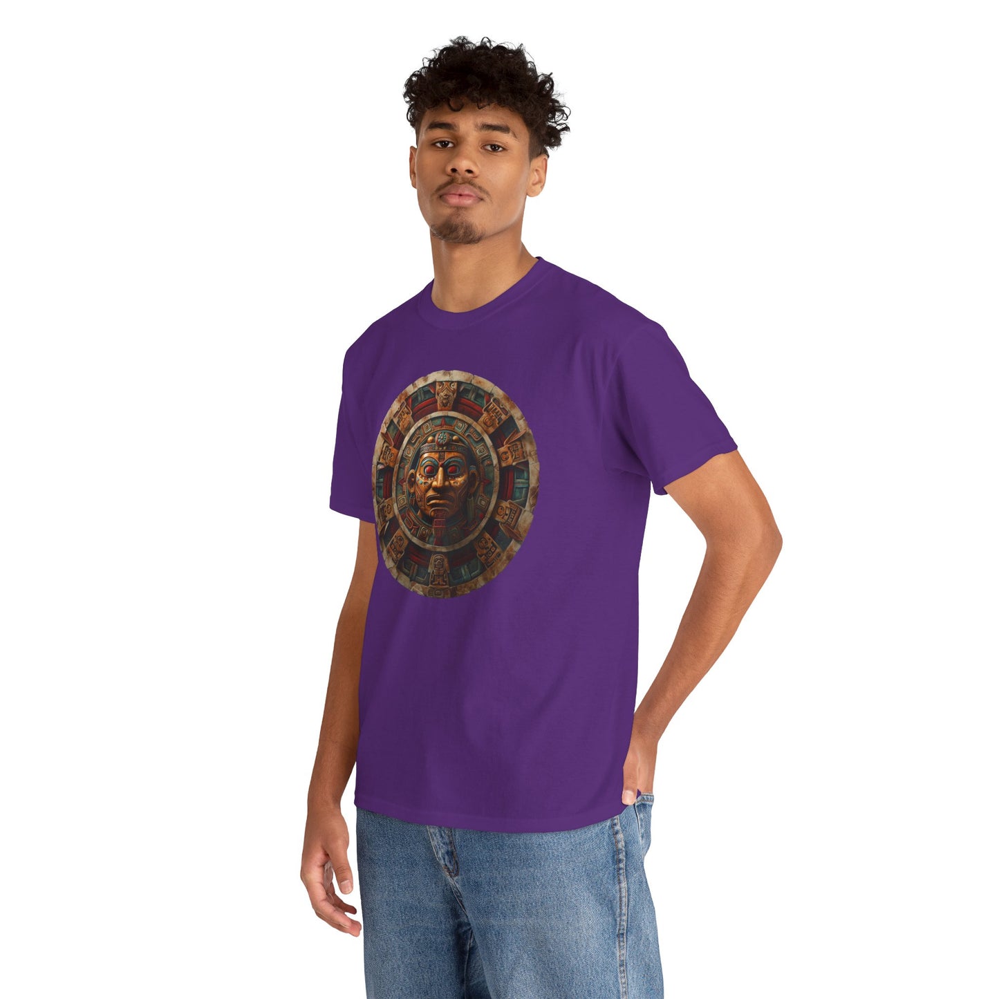 Mayan Calendar 1 (Gildan · 5000) Unisex Heavy Cotton Tee