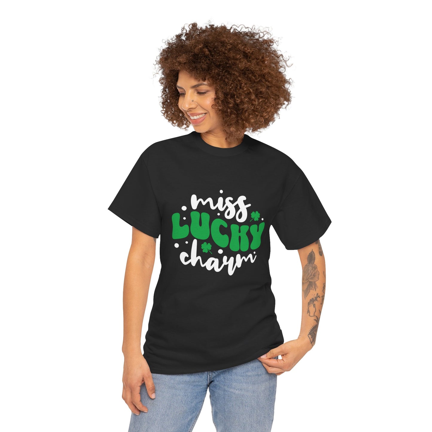 Miss Lucky Charm (Gildan · 5000) Unisex Heavy Cotton Tee