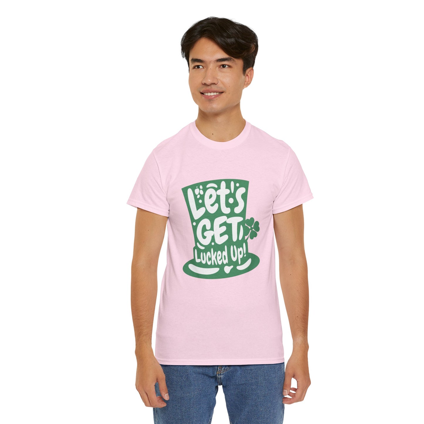 Let's get lucked up (Gildan · 5000) Unisex Heavy Cotton Tee