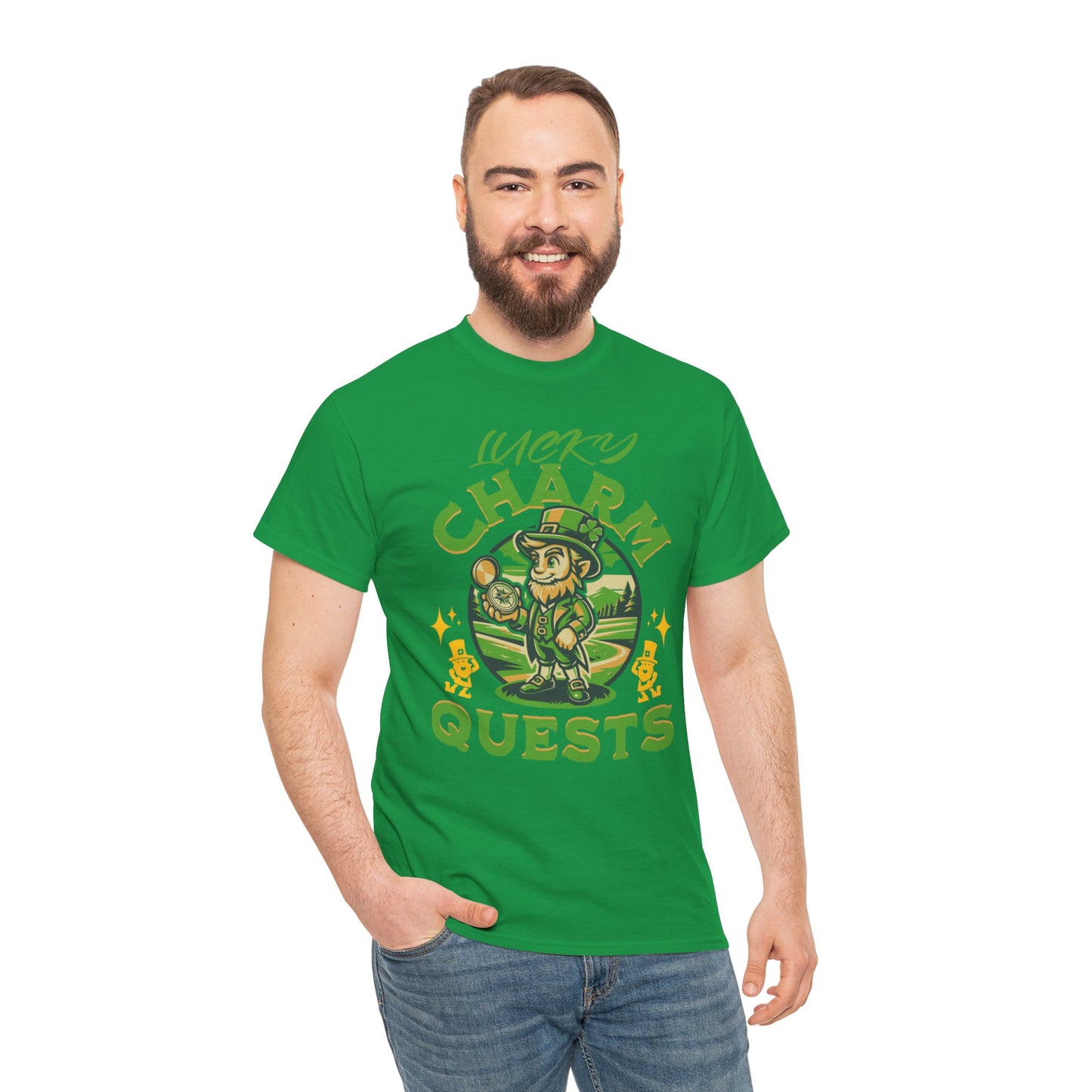 Lucky Charm Quest (Gildan · 5000) Unisex Heavy Cotton Tee