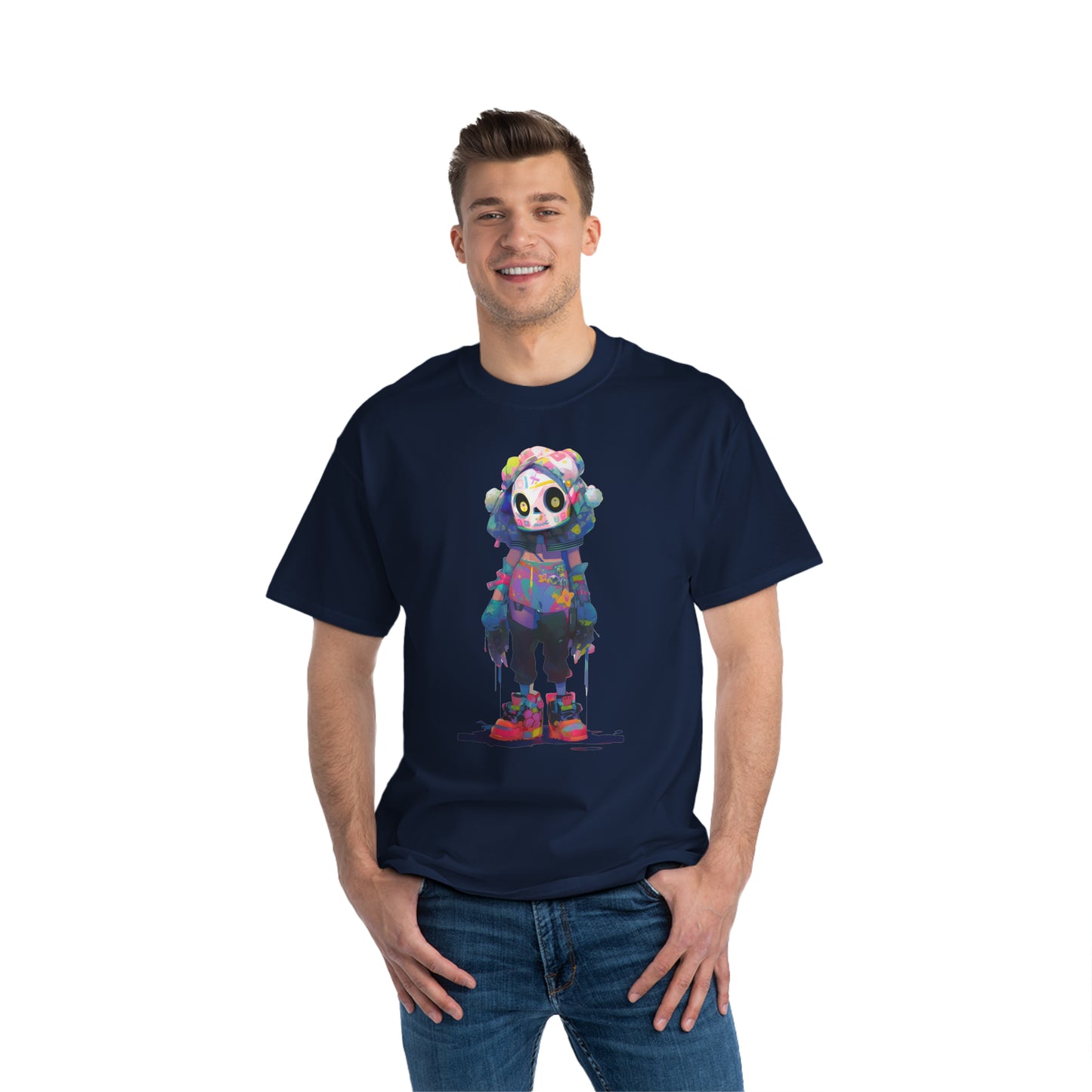 Cyberpunk Clown for Adults 1 Beefy-T® Short-Sleeve T-Shirt