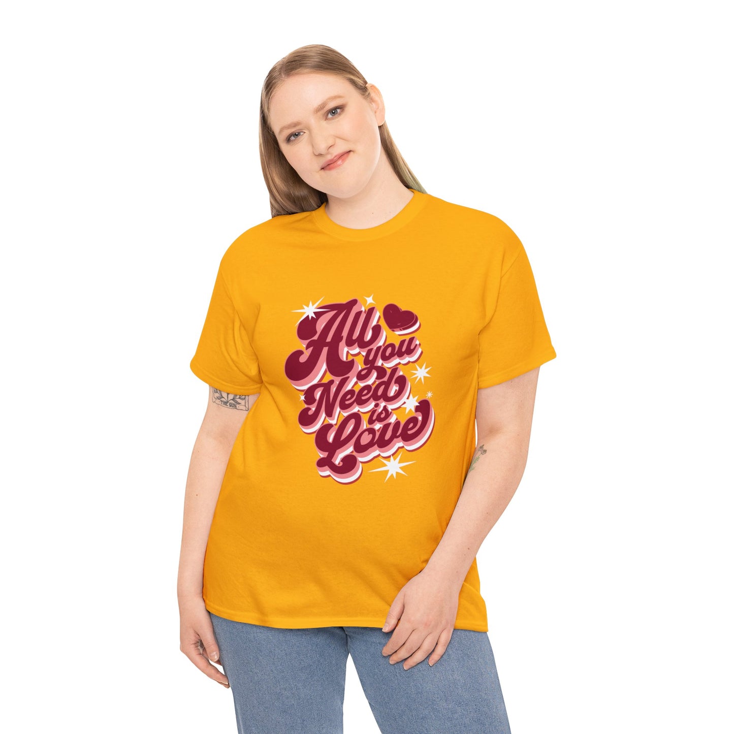 All you need is love (Gildan · 5000) Unisex Heavy Cotton Tee