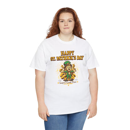 Happy St. Patrick's Day (Gildan · 5000) Unisex Heavy Cotton Tee