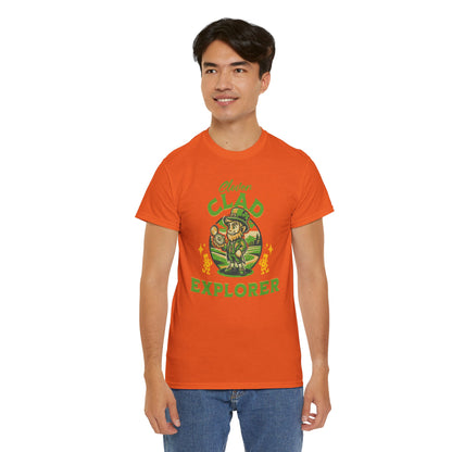 Clover Clad Explorer (Gildan · 5000) Unisex Heavy Cotton Tee