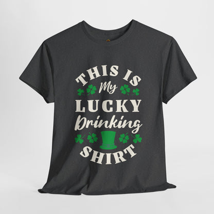 This is my lucky drinking shirt (Gildan · 5000) Unisex Heavy Cotton Tee